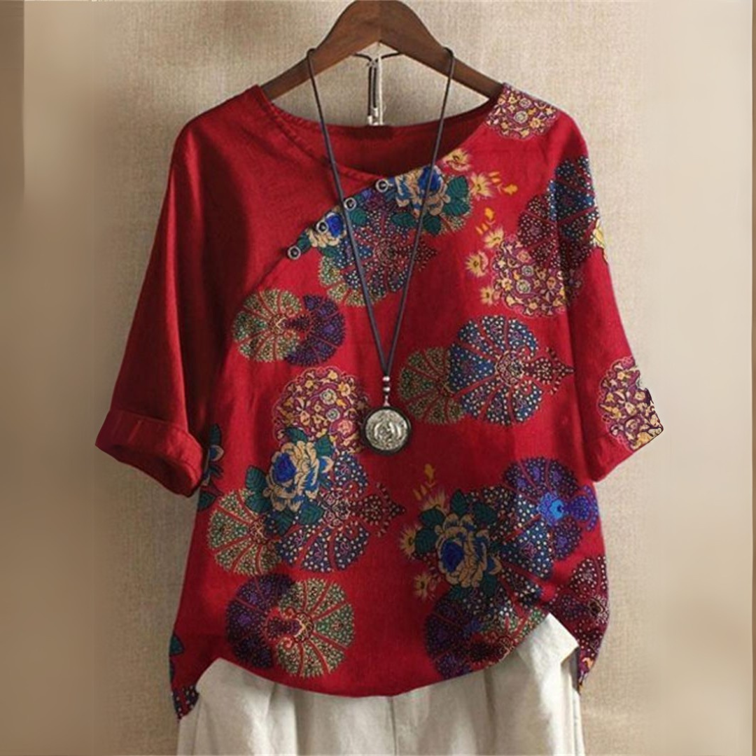 Ella | Schmeichelhafte Elegante Bluse