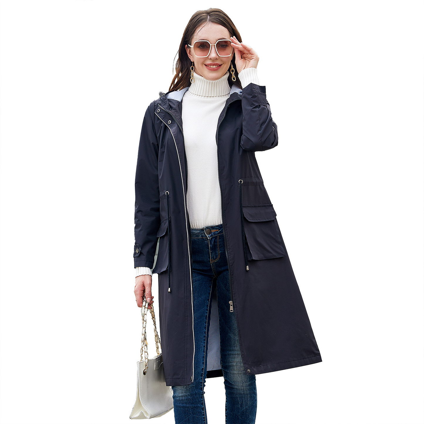 Bethany – Elegante waterdichte trenchcoat