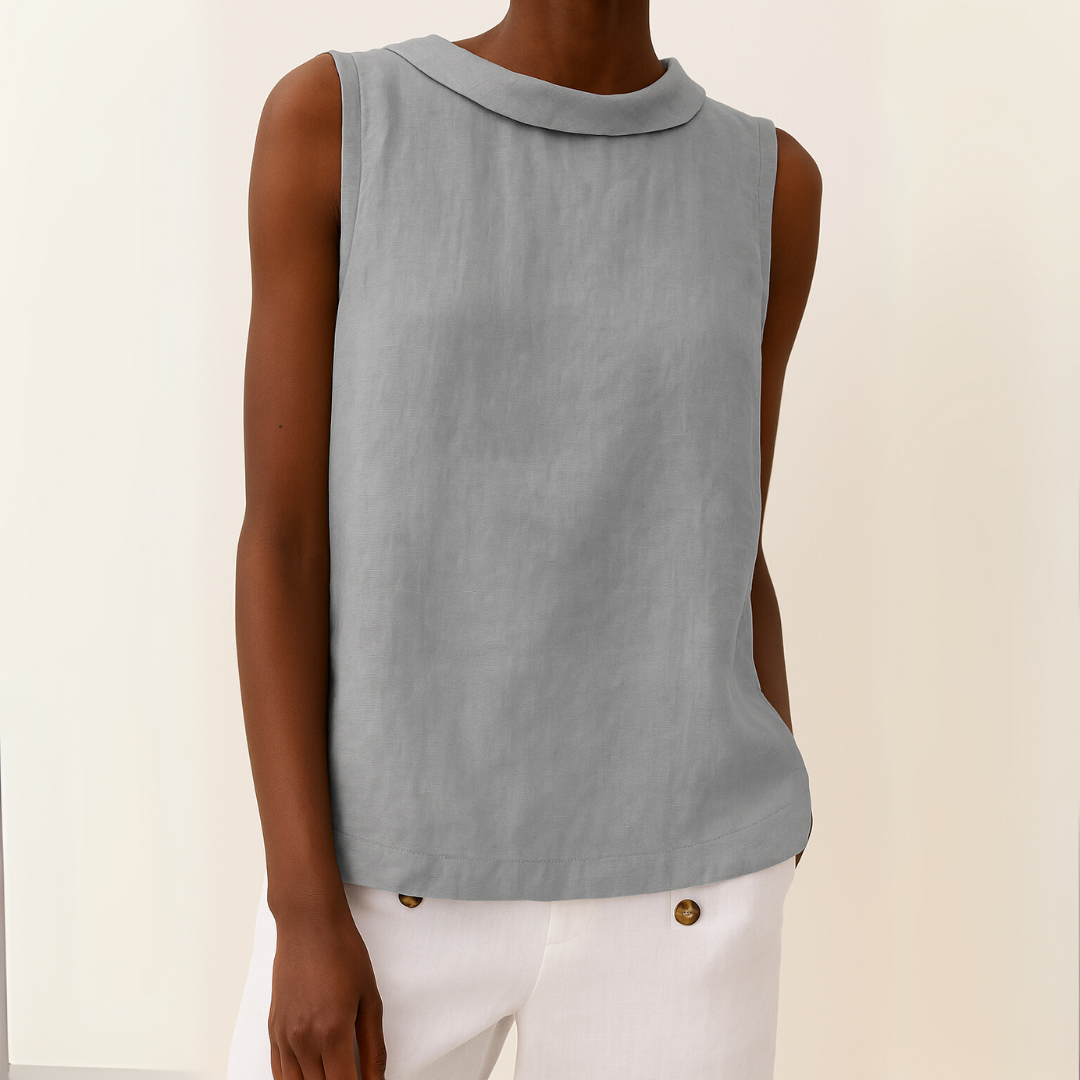 DAJA MOUWLOZE LINNEN BLOUSE