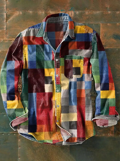 Quinn | Unisex Regenbogenfarbiges Shirt