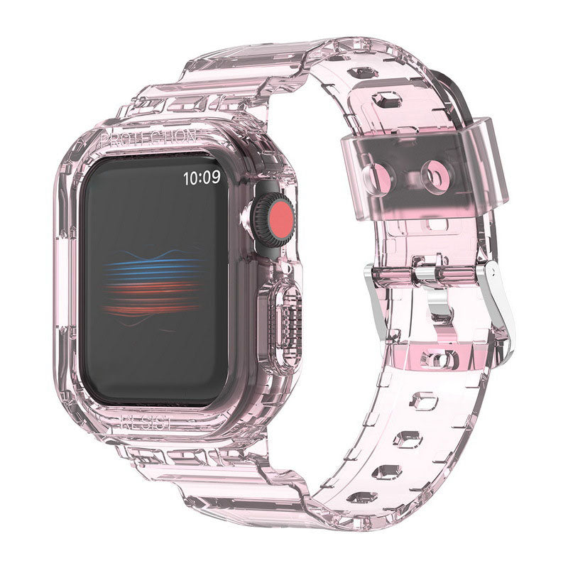Luxe transparante band voor Apple Watch serie 41/45/49 mm