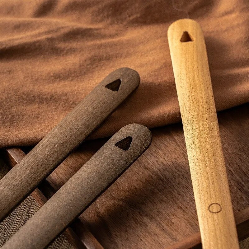 Milieuvriendelijke houten schoenlepel