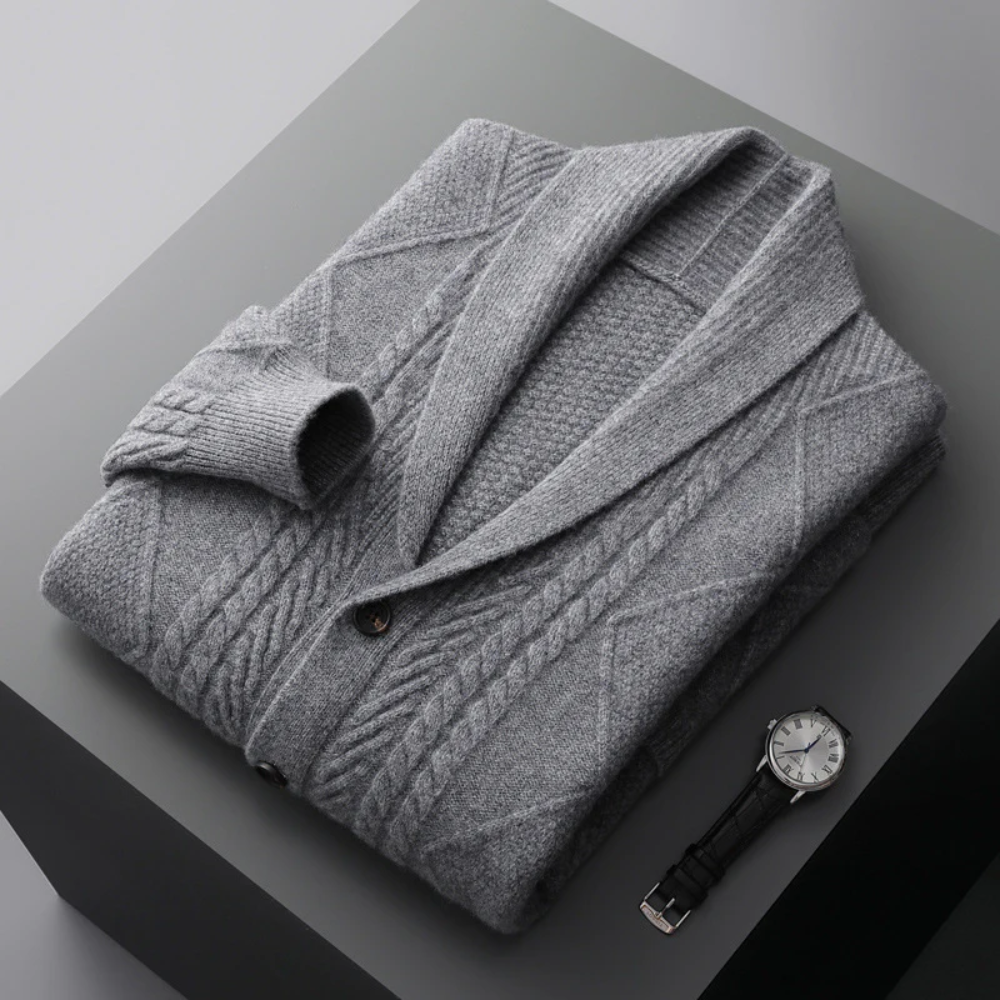 Savoca Strickjacke aus Merinowolle
