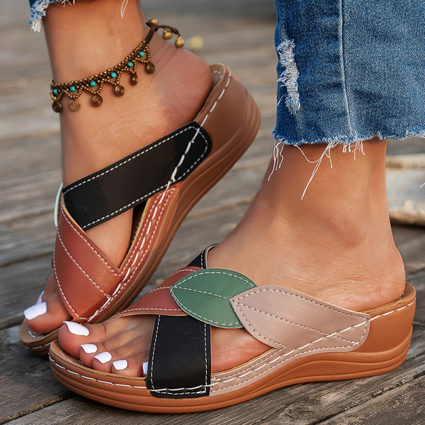Eloina - Comfort Wedge Hak Sandaal