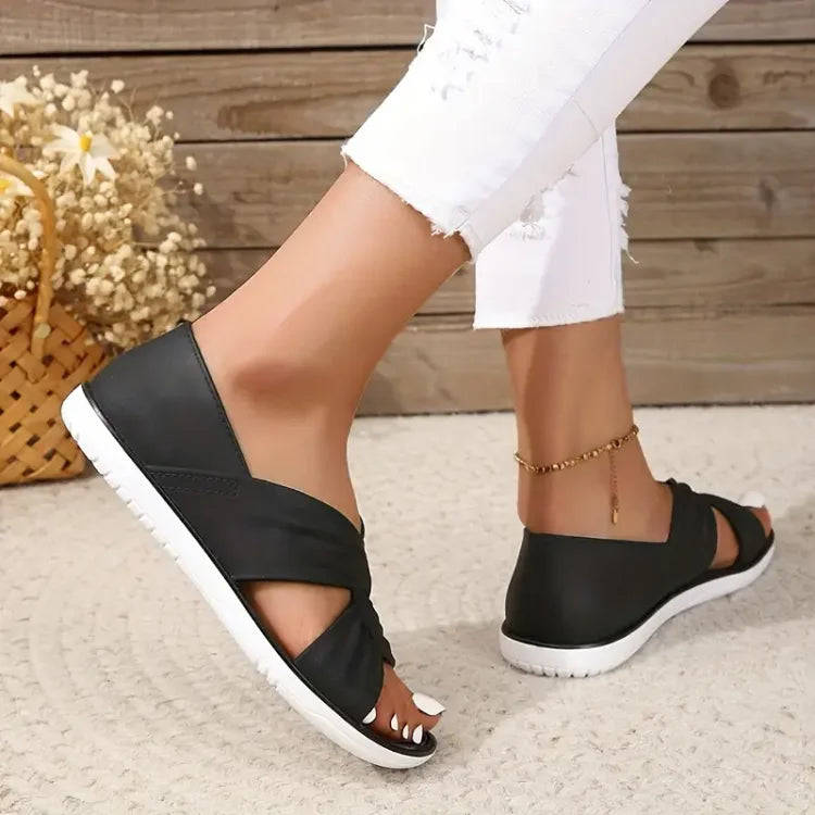 Luzia | Comfortabele orthopedische sandalen met strikdesign