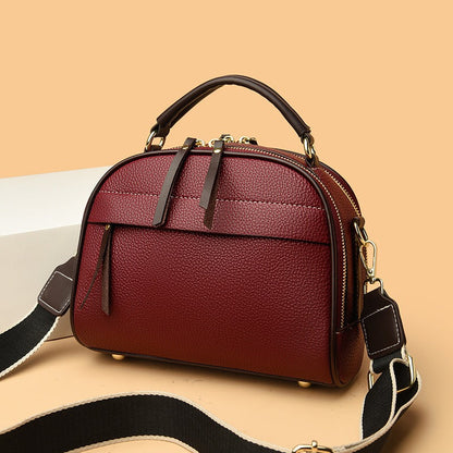 Sac à main de style structuré en cuir synthétique texturé pour femme - Marcela