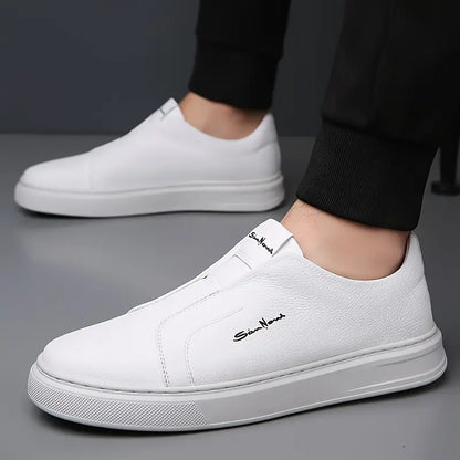 Leder Slipper Schuhe