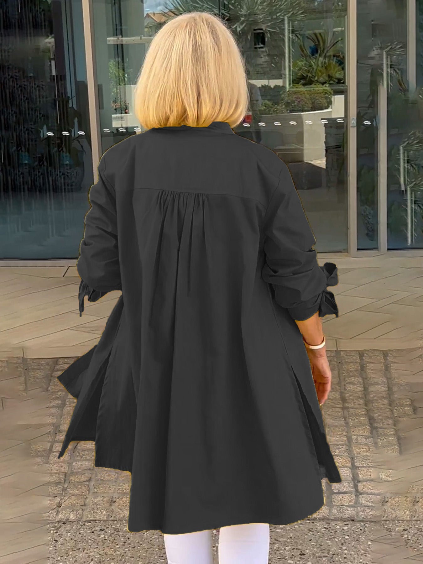 Lucia™ - Tuniek-shirt met knoopsluiting