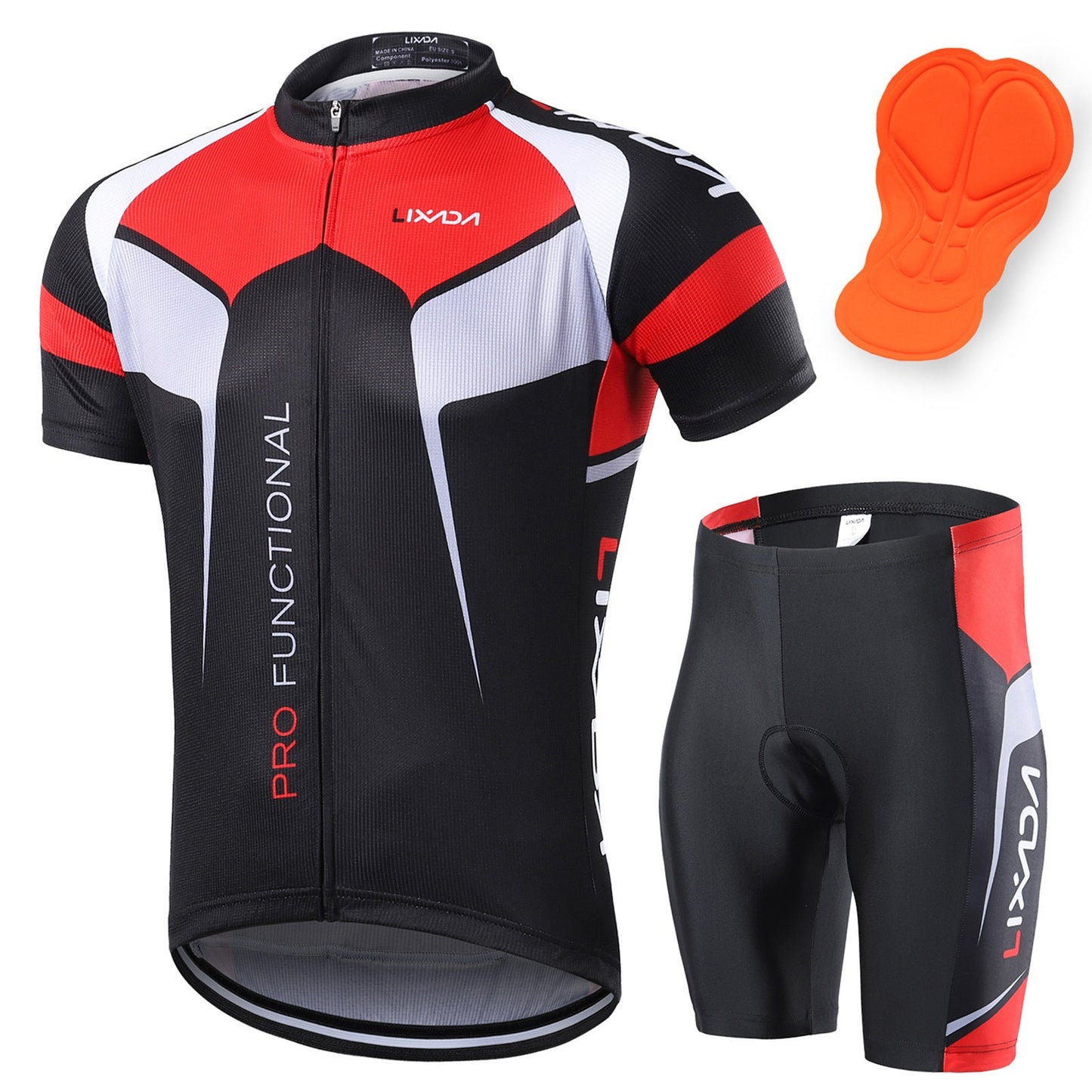 Herren-Radtrikot & Radhosen-Set
