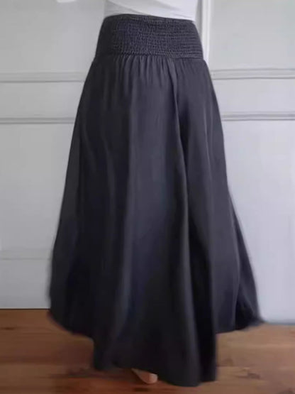 Marlene | Wijde katoenen broek voor de zomer
