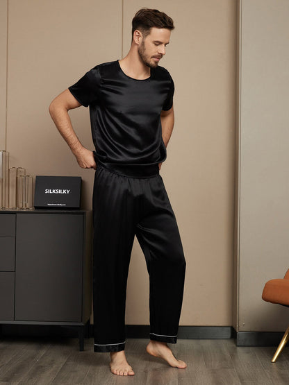 Pyjama Classique pour Homme en Soie Pure