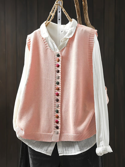 Ditte | Stijlvol casual gebreid vest