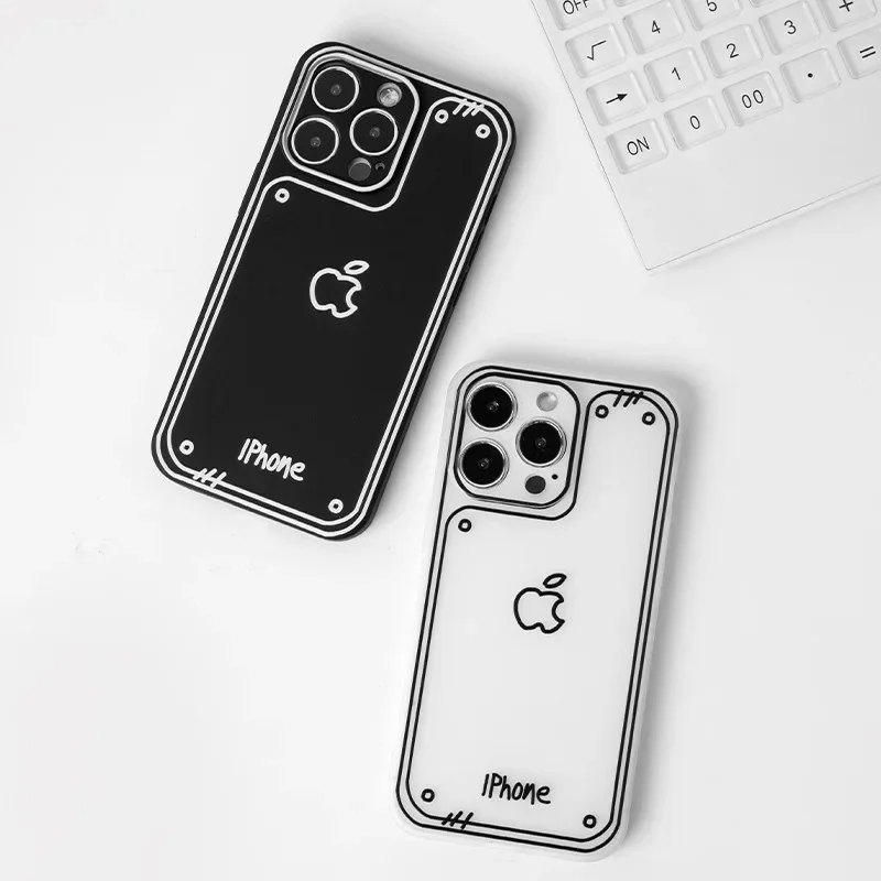 Schetskunst iPhone hoesje