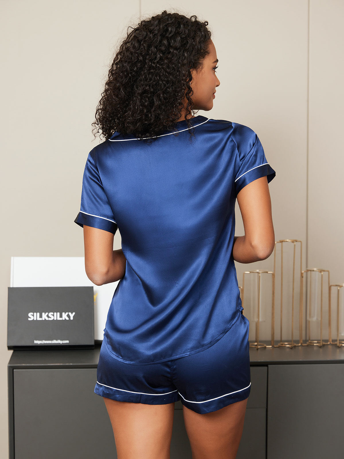Ensemble Pyjamaset En Pure Soie