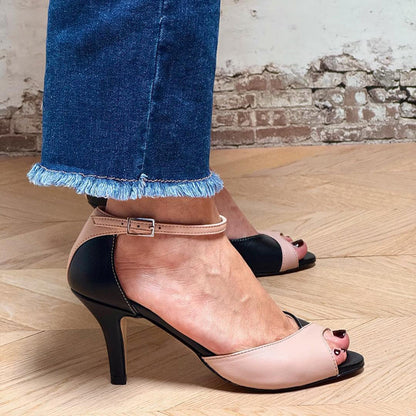 Leara™ | Pumps met halfhoge hak en enkelbandje
