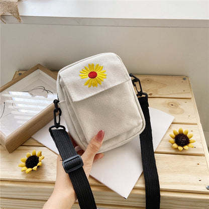 Sac En Toile Décontracté Marguerite