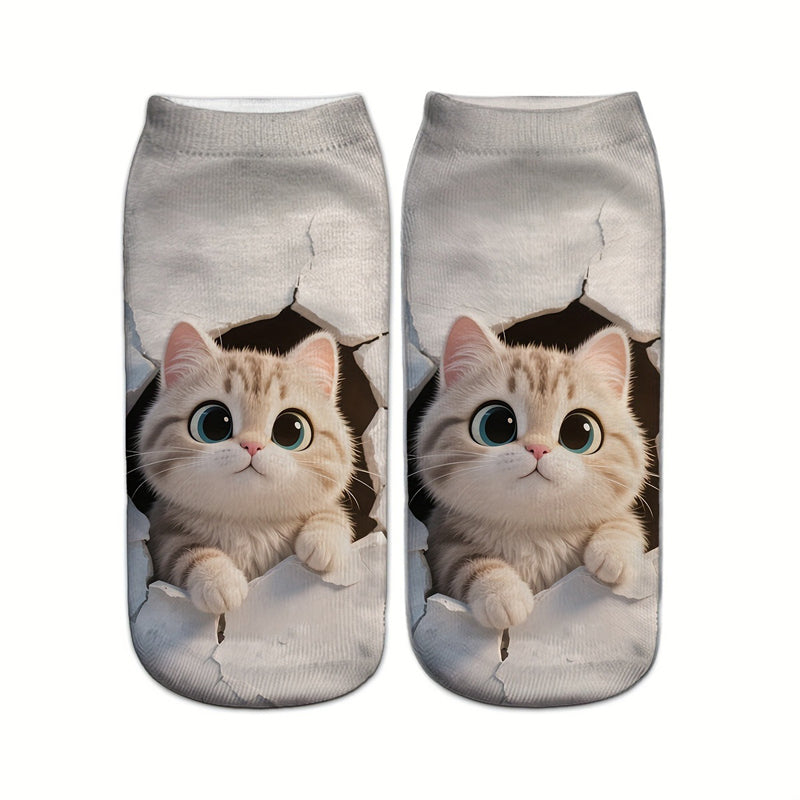 Casual Sokken Met Dierenprint