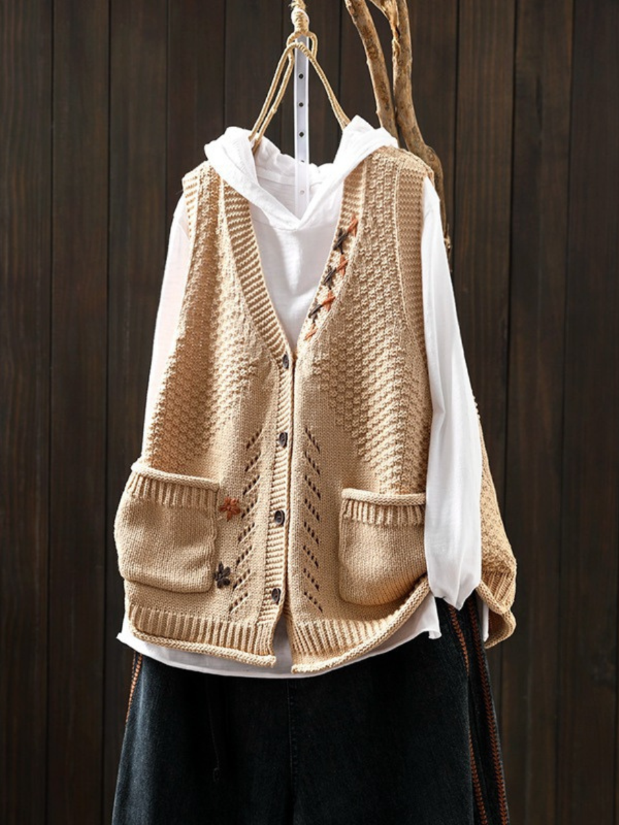 FLORIANNE | GEBREID VEST