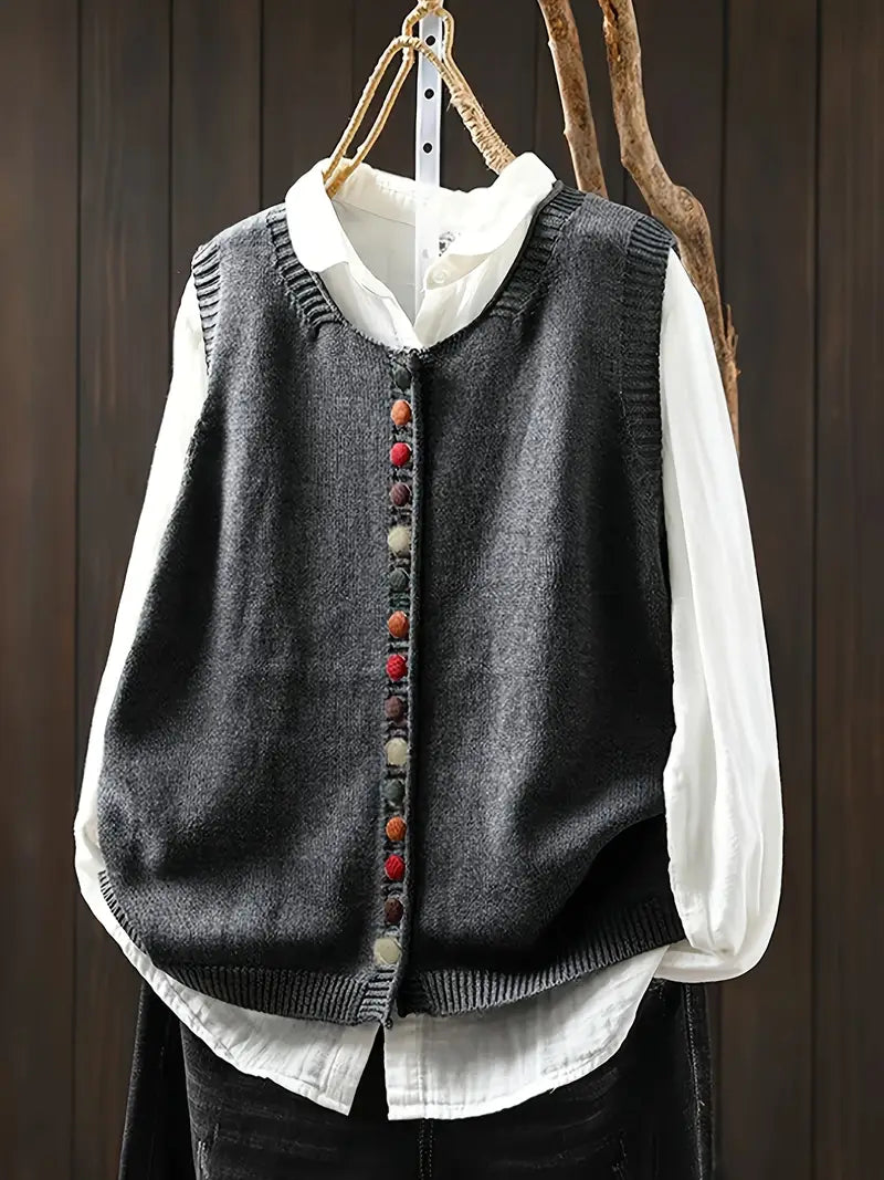 Ditte | Stijlvol casual gebreid vest