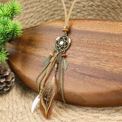 Vintage Boheemse Hanger Ketting