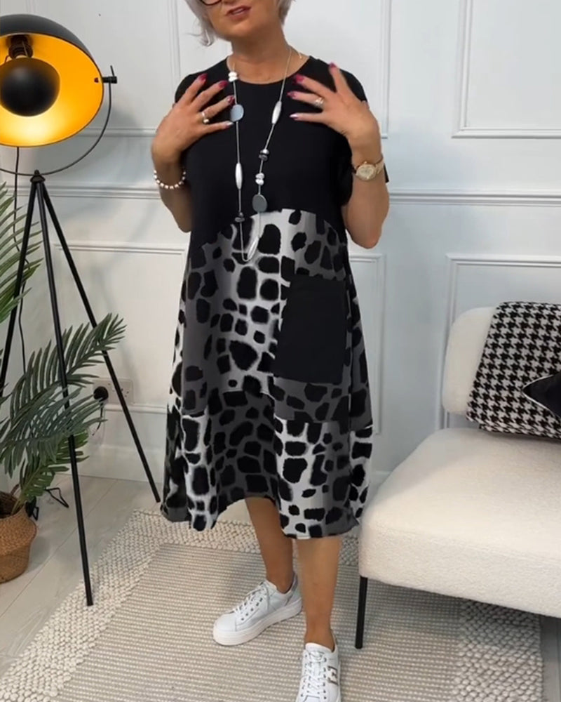 Lina | Luftiges Sommerkleid mit Rundhalsausschnitt