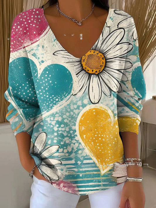 HELENE | Pullover met V-hals