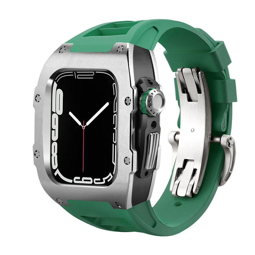 Luxe metalen bandje voor Apple Watch-serie 44/45 mm