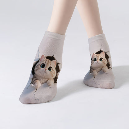 Casual Sokken Met Dierenprint