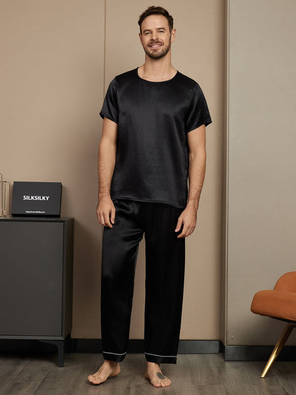 Pyjama Classique pour Homme en Soie Pure