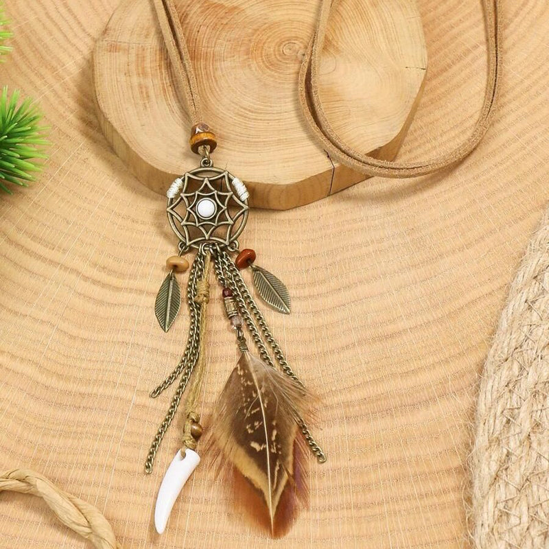 Vintage Boheemse Hanger Ketting