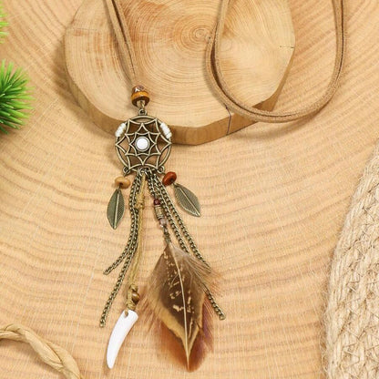 Vintage Boheemse Hanger Ketting