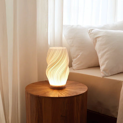 Serene wavecrest lamp