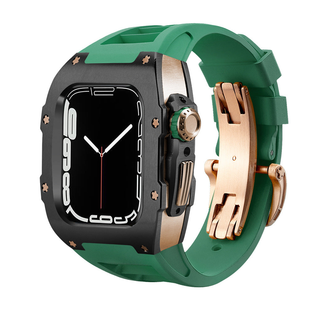 Luxe metalen horlogebandje voor Apple Watch-serie 44/45 mm