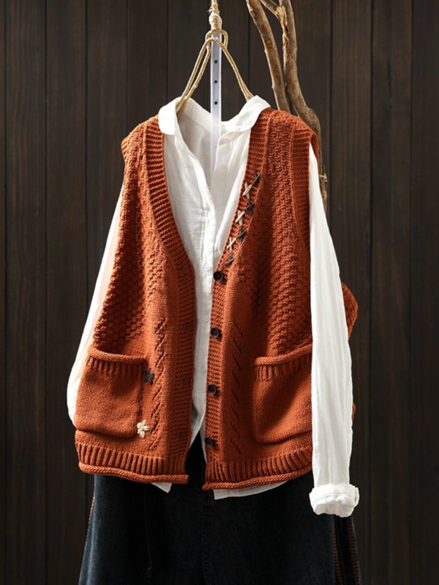 FLORIANNE | GEBREID VEST