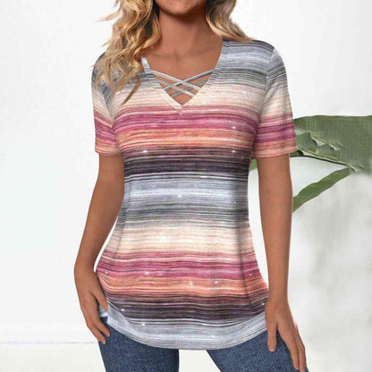 Relaxte Blouse met Kleurverloop
