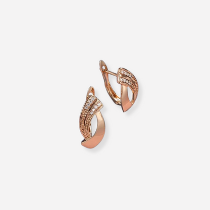 Paris™ | Elegante Ohrringe aus Roségold