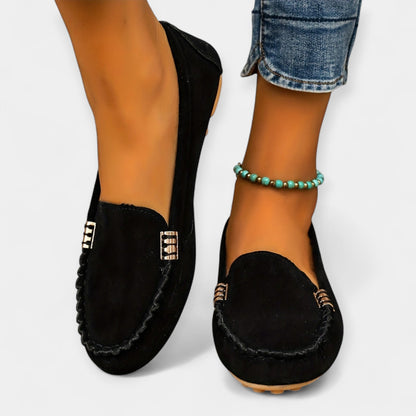 Loafers met metalen detail