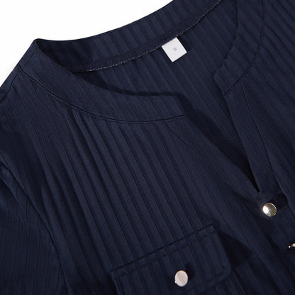 Blouse in effen kleur