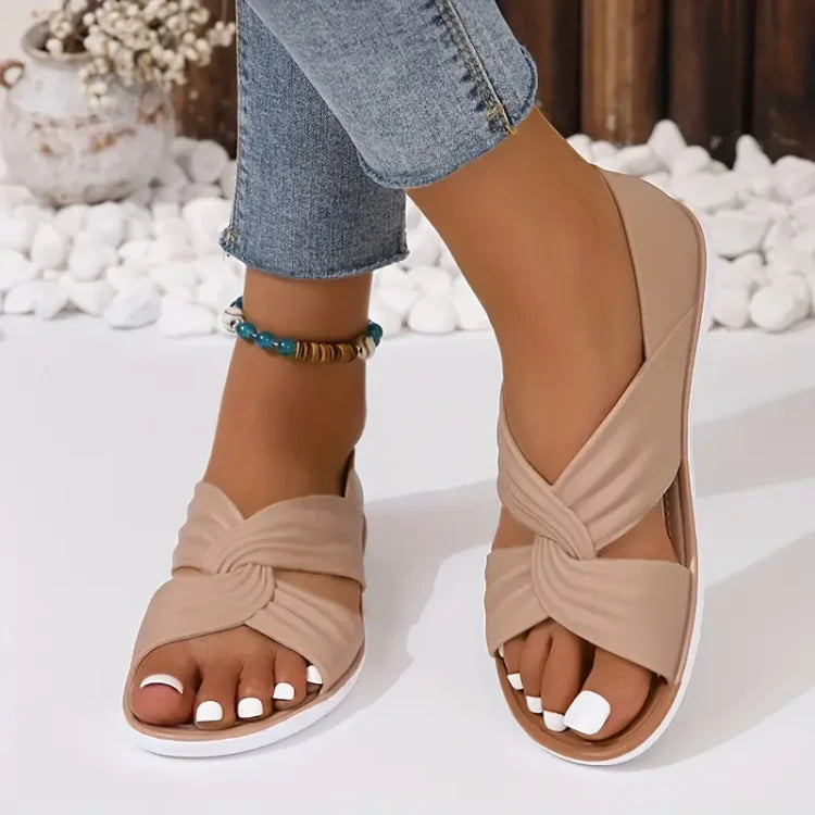 Luzia | Comfortabele orthopedische sandalen met strikdesign
