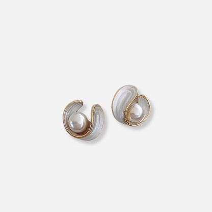Antoinette™ | Luxuriöse Ohrringe mit weißem Opal