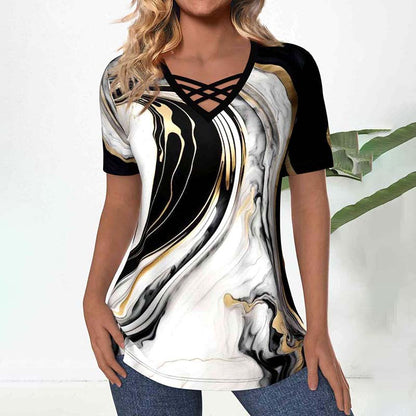 Gedegradeerde Casual Blouse