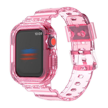 Luxe transparante band voor Apple Watch serie 41/45/49 mm