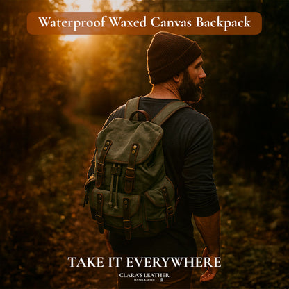 John – Robuuste Canvas Wandelrugzak