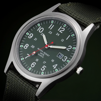 Casual horloge met band™ - Militaire-geïnspireerd horloge voor elke dag