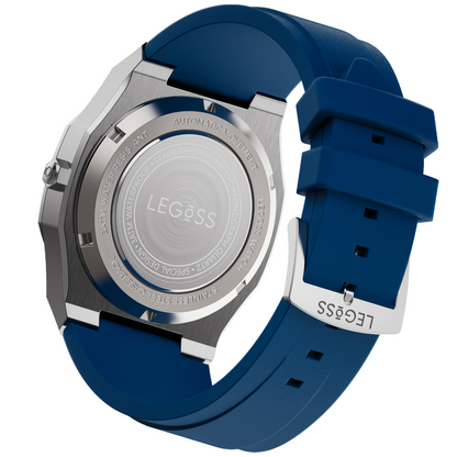 LEGOSS Horloge Blauw Editie Arabische Cijfers