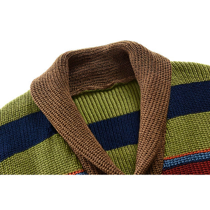 Damson - Color Block Turtle Neck Jumper