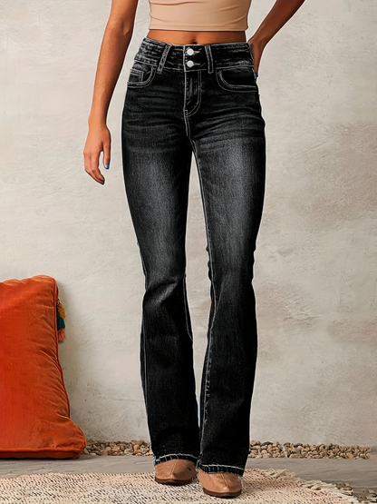 Isabel™ – High-waist uitlopende jeans