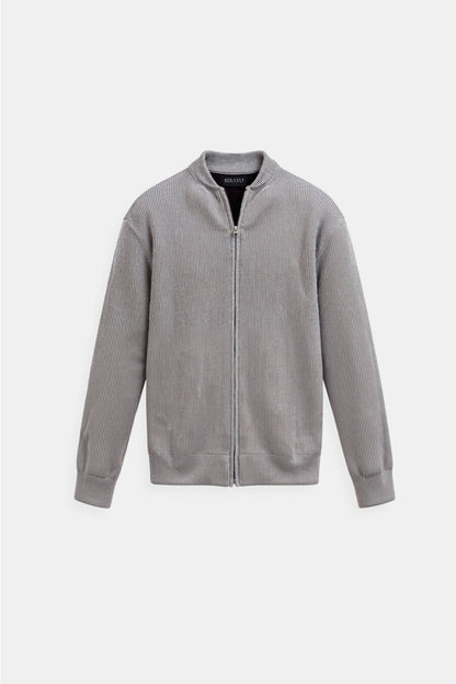 Luxueus fijngebreid vest met ronde hals