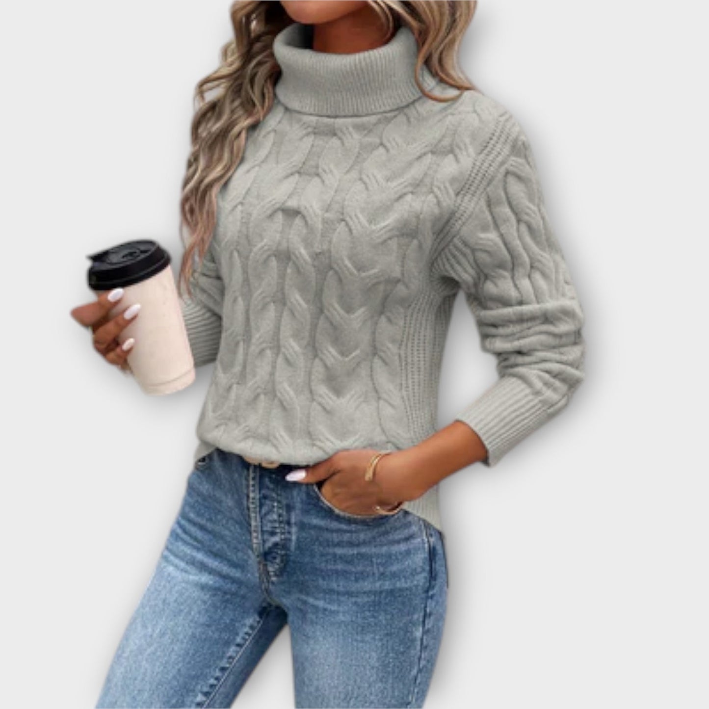 Amélie – Eleganter Rollkragenpullover