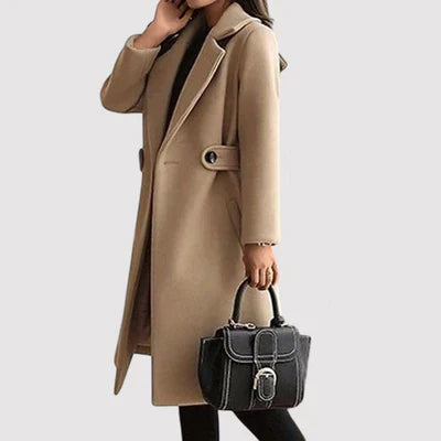 Clara - Wollen jas met riem